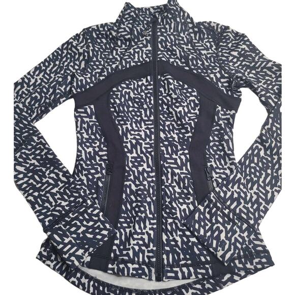 2764 Lululemon Navy Define Full Zip Jacket Women's Size 2 - Picture 1 of 7